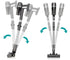 Aspirapolvere a Bastone 2 in 1 Hisense 738224 Batteria Secco Senza Sacchetto 0,5L 110 W Bianco