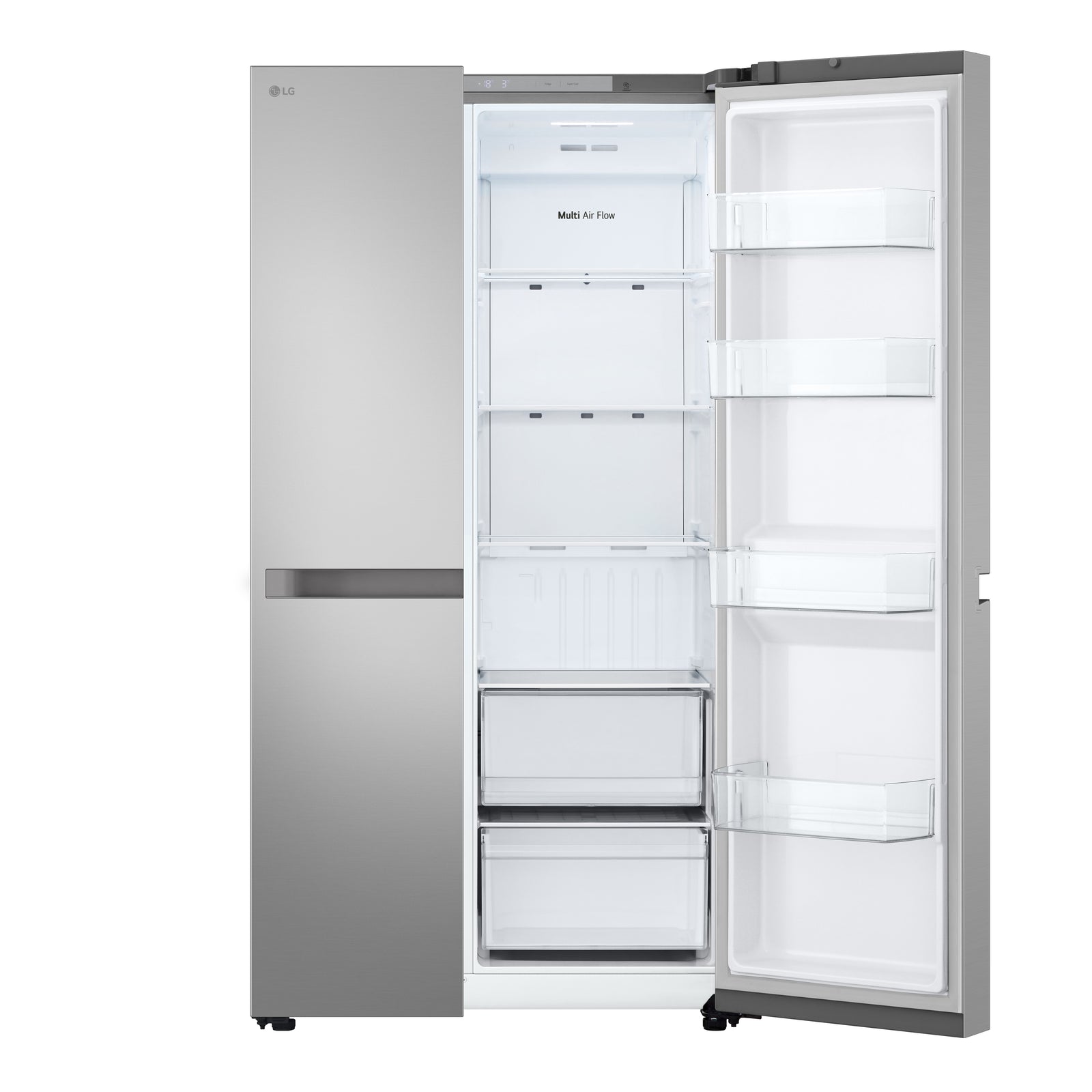 Frigorifero Side-by-Side Libera Installazione LG GSBC40PYPE 664L Classe E Prime Silver