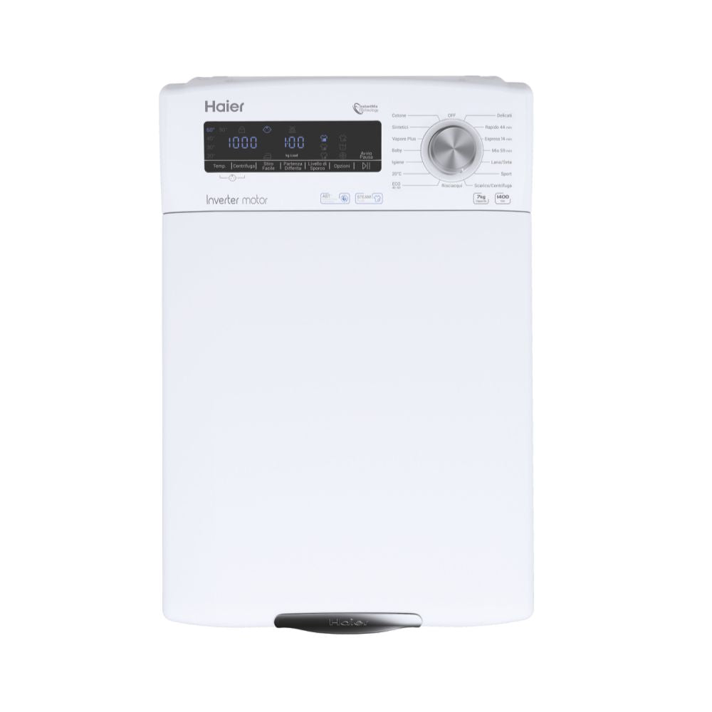 Lavatrice Libera Installazione Caricamento Dall'Alto Haier RTXSG47TMC5-11 7 kg 1400 Giri/min Bianco