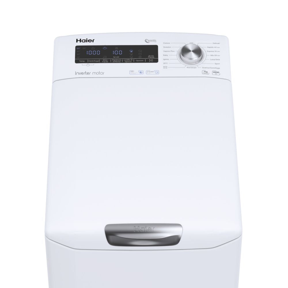 Lavatrice Libera Installazione Caricamento Dall'Alto Haier RTXSG47TMC5-11 7 kg 1400 Giri/min Bianco