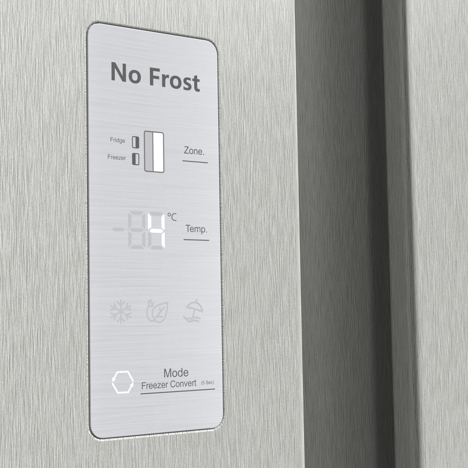 Frigorifero Side-By-Side Libera Installazione Hisense RS711N4AC 550L Classe E Acciaio inox