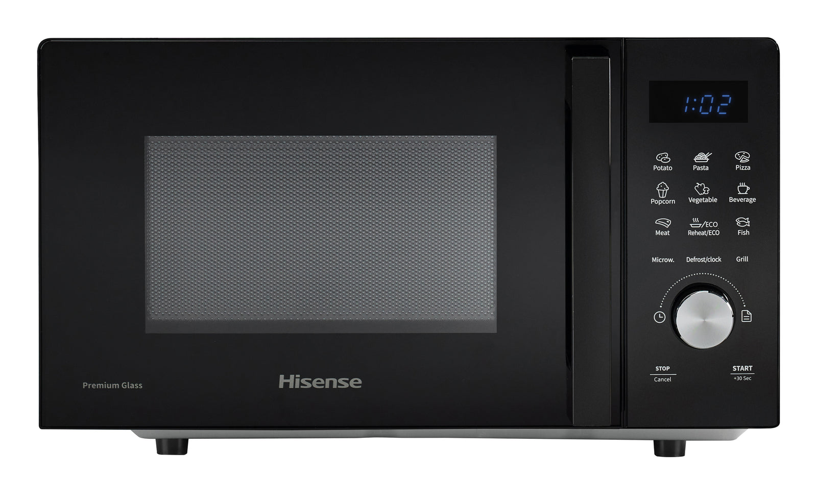 Microonde Grill Libera Installazione Hisense H20MOBSD1HG Nero 700 W (20L)