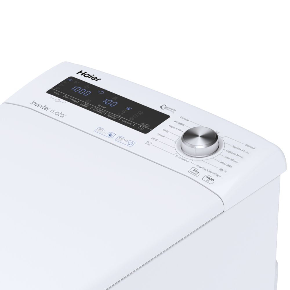Lavatrice Libera Installazione Caricamento Dall'Alto Haier RTXSG47TMC5-11 7 kg 1400 Giri/min Bianco