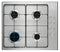 Piano Cottura a Gas Da Incasso Electrolux Serie 300 Slim EGS6404SX Acciaio Inox 60 cm 4 Fornello(i)