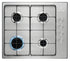 Piano Cottura a Gas Da Incasso Electrolux Serie 300 Slim EGS6404SX Acciaio Inox 60 cm 4 Fornello(i)