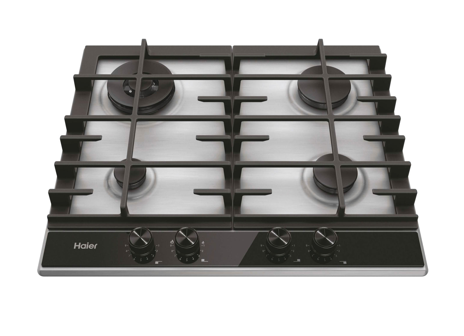 Piano Cottura a Gas Da Incasso Haier Series 4 HAHG6BR4XH Acciaio Inox 59.5 cm 4 Fornello(i)