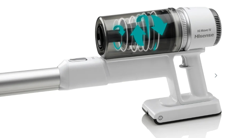 Aspirapolvere a Bastone 2 in 1 Hisense 738224 Batteria Secco Senza Sacchetto 0,5L 110 W Bianco