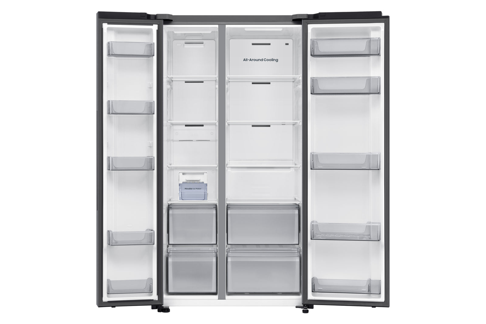 Frigorifero Side-by-Side Libera Installazione Samsung RS70F65QDTEF 659L Classe D in Acciaio Inox