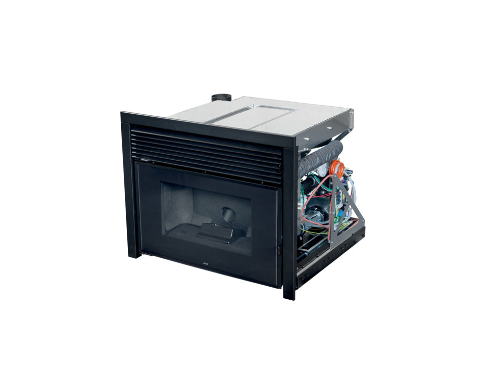 Inserto Camino a Pellet MCZ QBOX 70 Air 8 M1 Maestro Plus Da 8 Kw