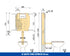 Cassetta Da Incasso Scarico Vaso Pucciplast Modello ECO 6 L - 3 L Doppio Tasto Cod. 1315360001