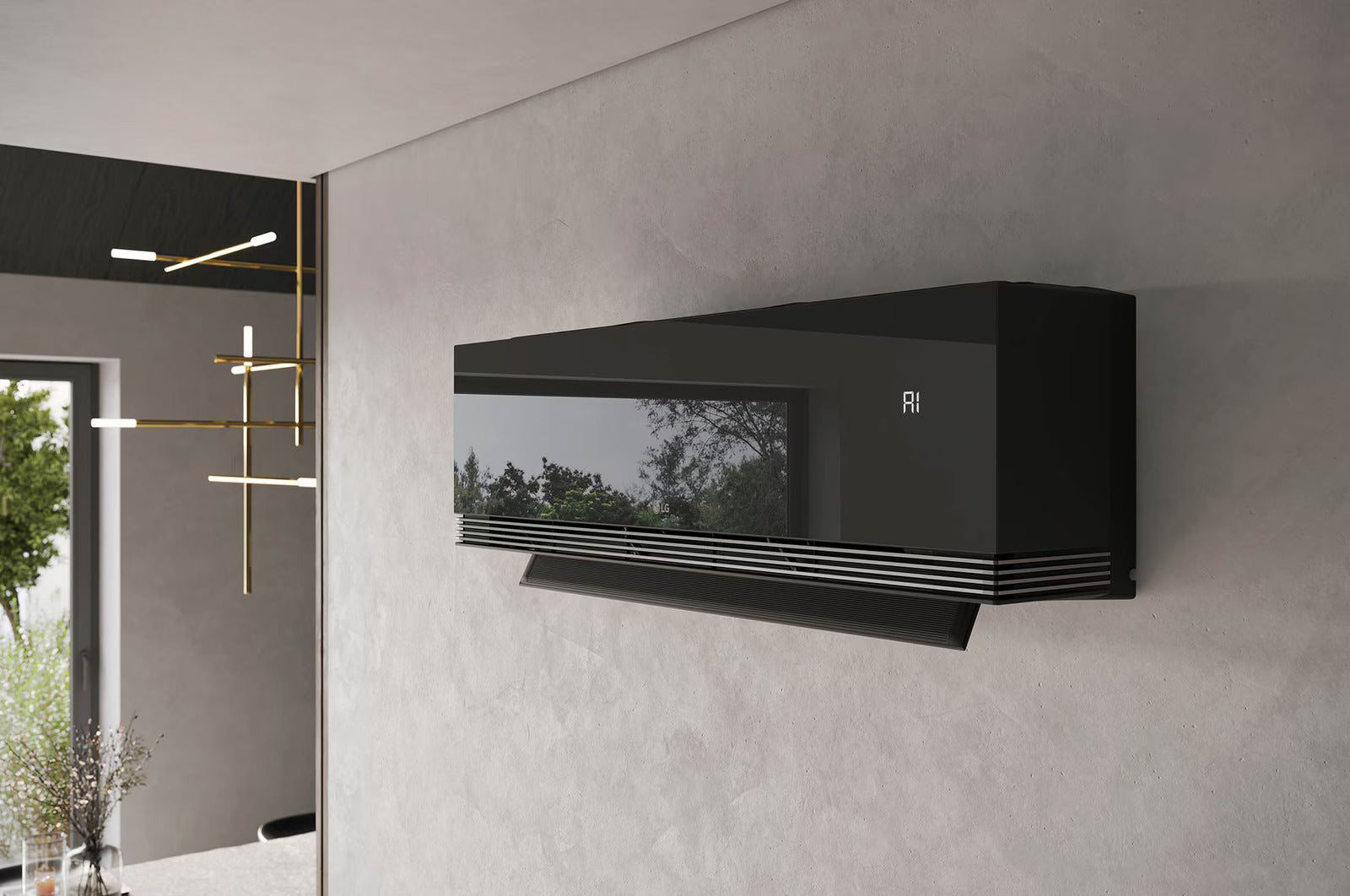 Climatiseur LG Dual Split Inverter R-32 ARTCOOL Mirror Al Air 12000+12000 BTU avec Wi-Fi intégré et MU2R17 12+12