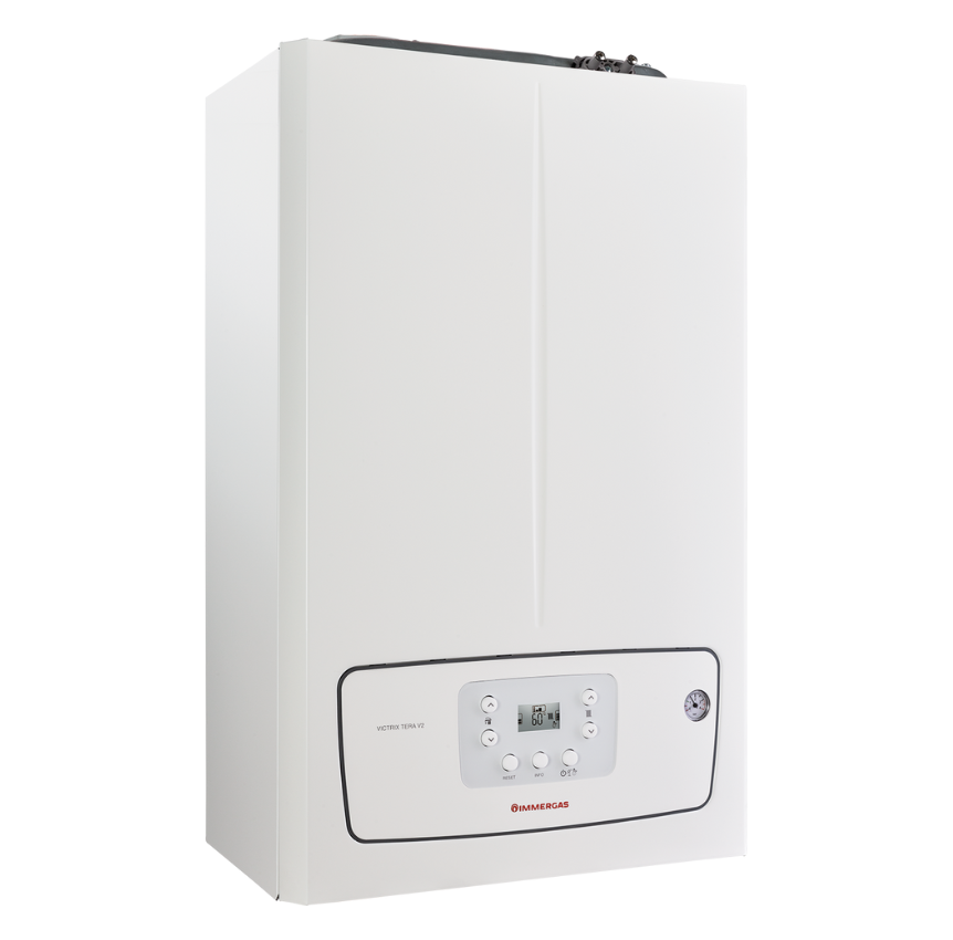 Caldaia Immergas a Condensazione Solo Riscaldamento Victrix Tera V2 PLUS 24 kW Metano Completa di Kit Scarico Fumi